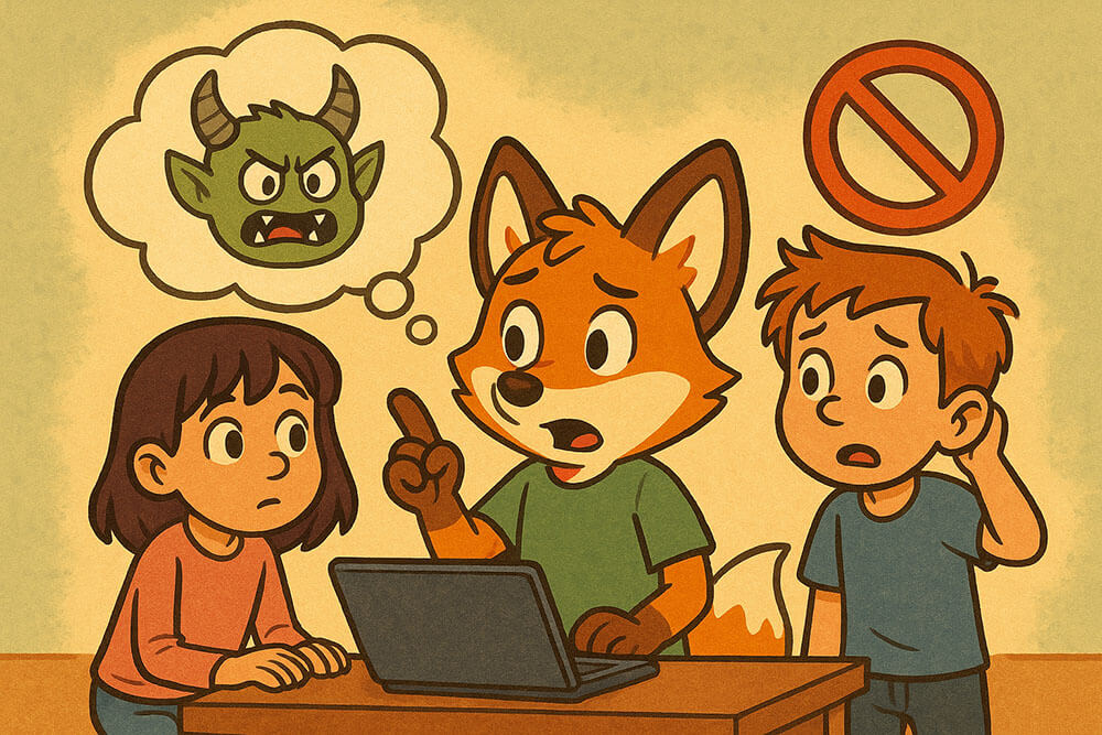 Rescue Fox - Clever mit Medien Gefahr im Internet Rescue Fox - Clever mit Medien Gefahr im Internet
